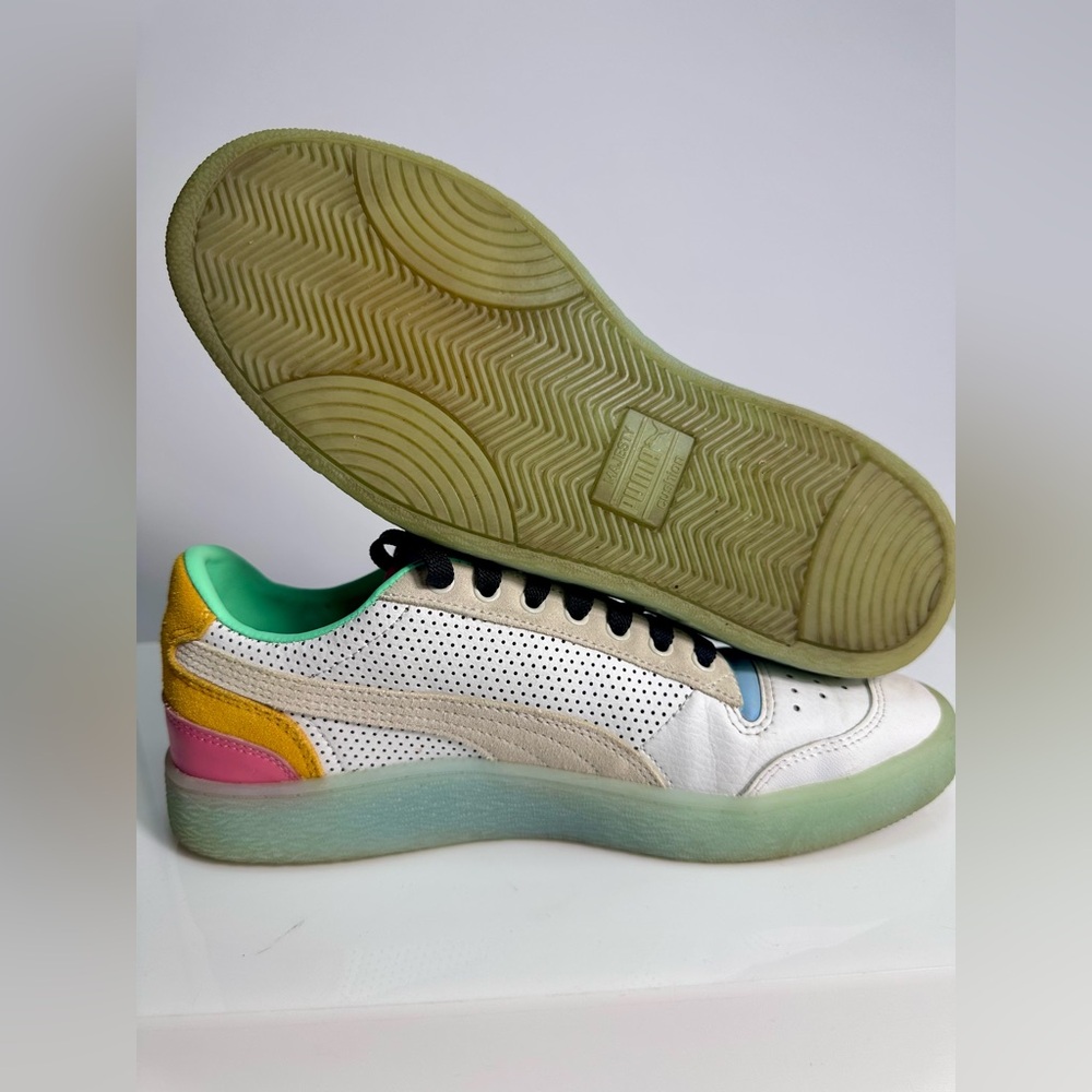 Puma Ralph Sampson Low Midway 'White Rapture Rose'. Excellent condition. Sz 9.5 - Picture 6 of 8